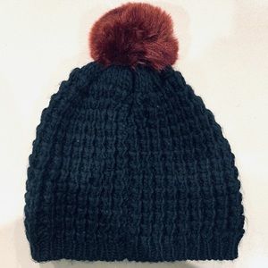 Anthropologie~ Knit Pom Hat